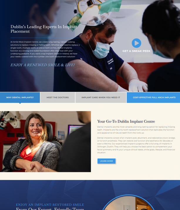 Smile More Implant Centre 2025 Website